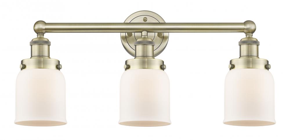 Bell - 3 Light - 23 inch - Antique Brass - Bath Vanity Light