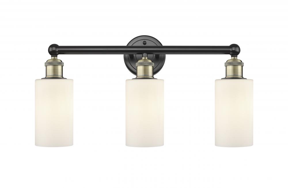 Clymer - 3 Light - 22 inch - Black Antique Brass - Bath Vanity Light