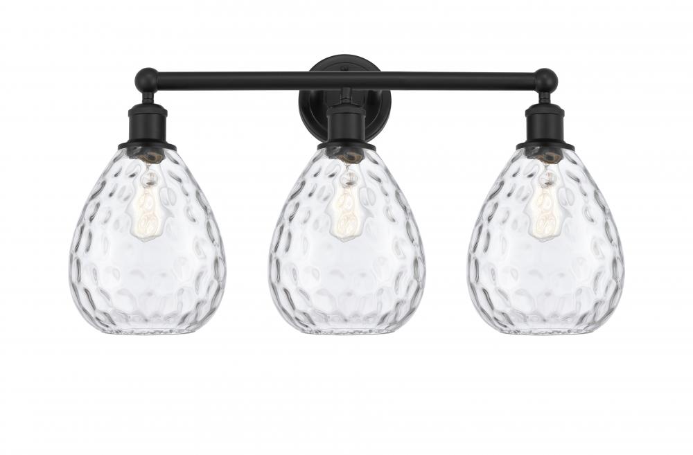 Waverly - 3 Light - 26 inch - Matte Black - Bath Vanity Light