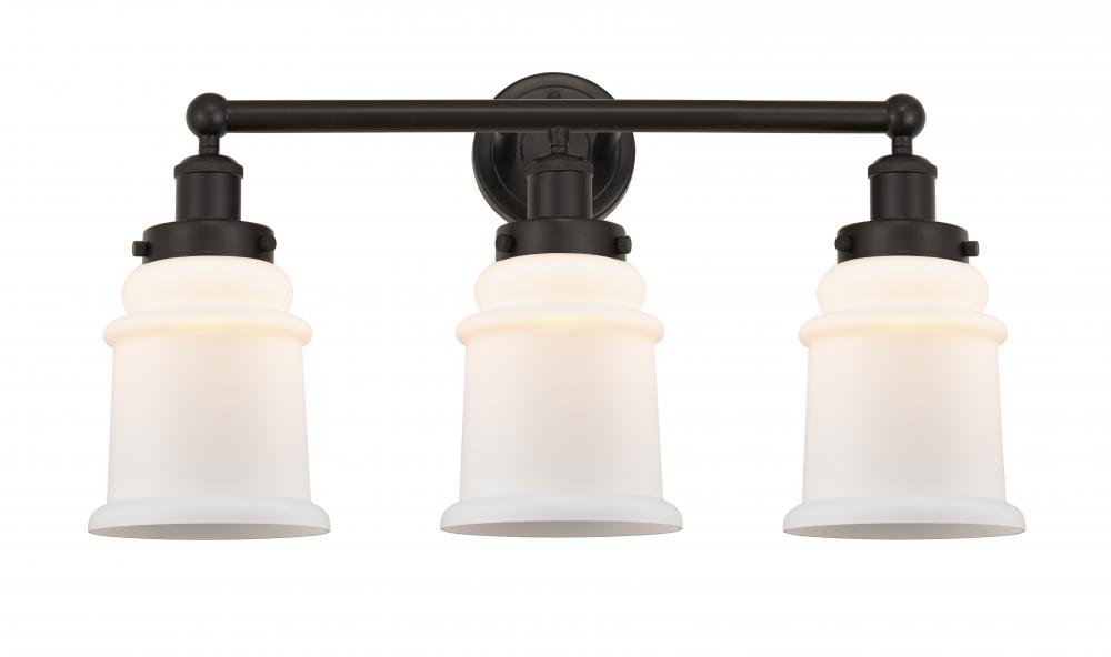 Canton - 3 Light - 24 inch - Oil Rubbed Bronze - Bath Vanity Light