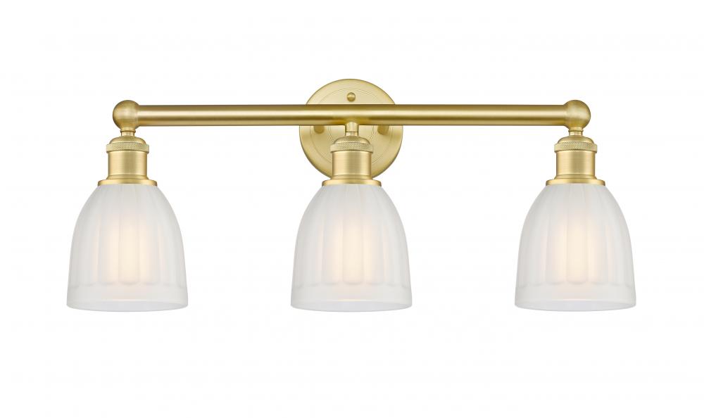 Brookfield - 3 Light - 24 inch - Satin Gold - Bath Vanity Light