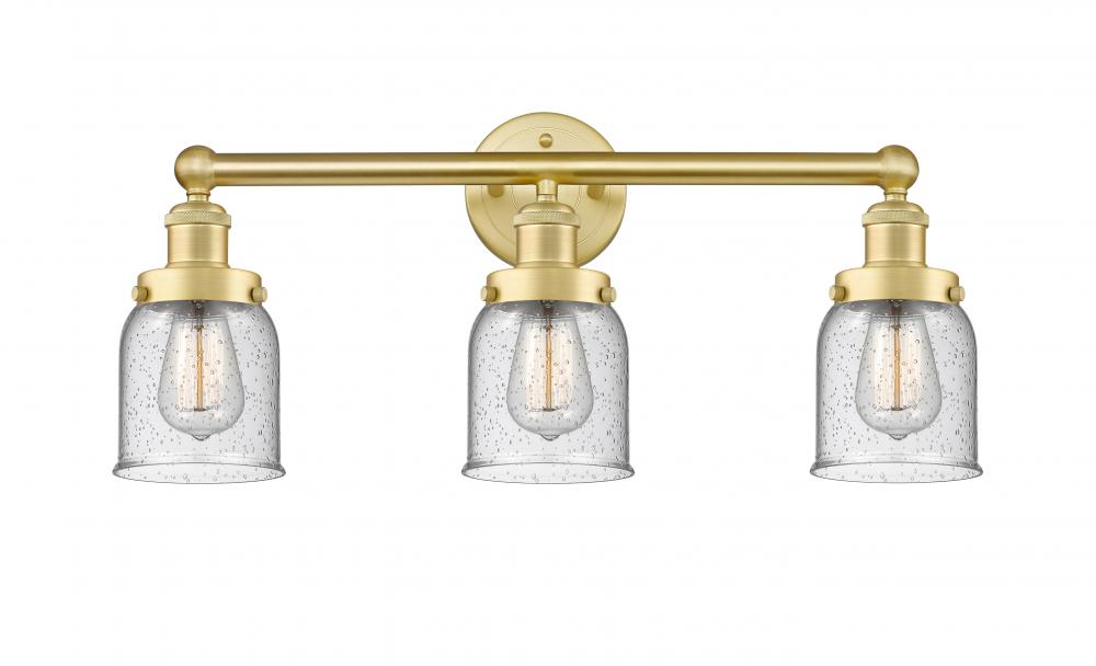 Bell - 3 Light - 23 inch - Satin Gold - Bath Vanity Light