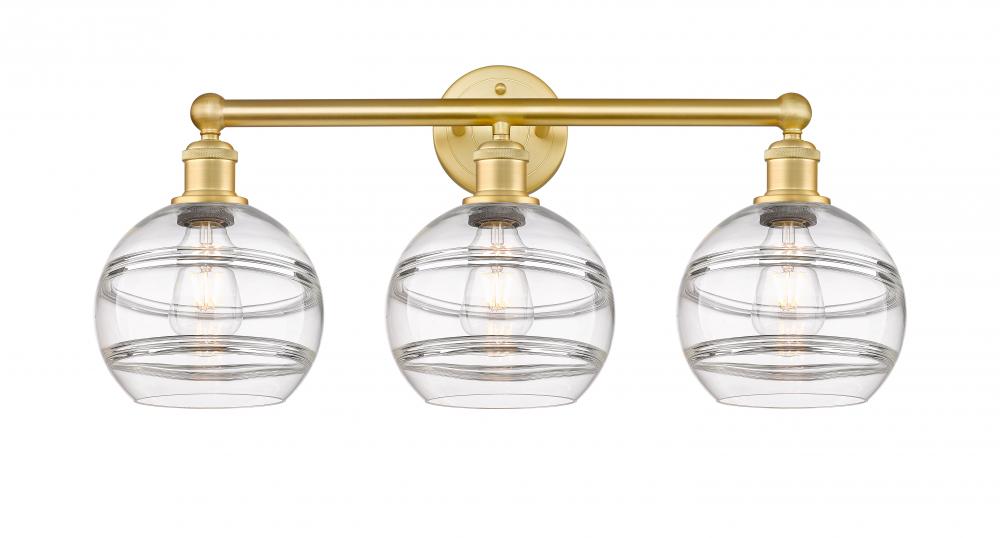 Rochester - 3 Light - 26 inch - Satin Gold - Bath Vanity Light