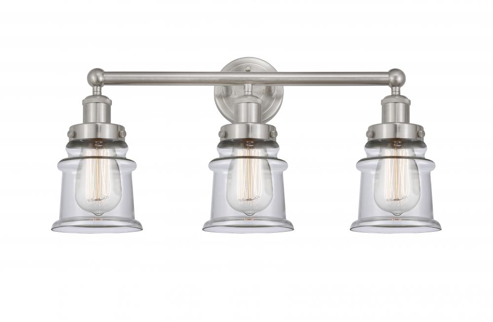 Small Canton 3 Light Bath Vanity Light