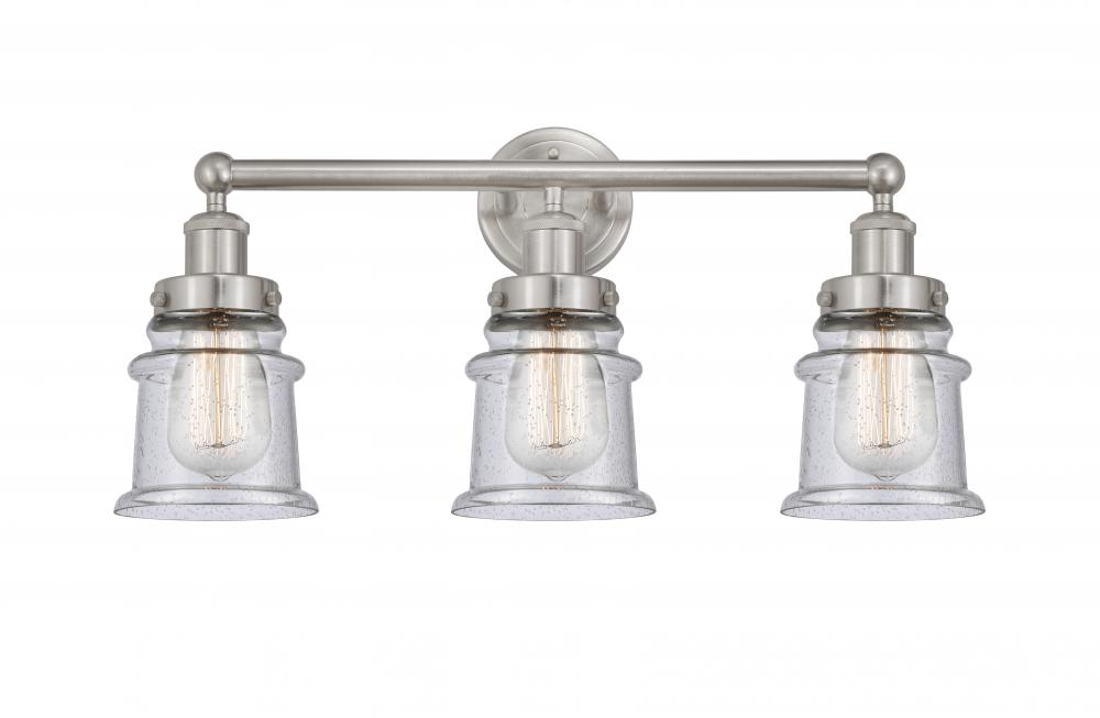 Small Canton 3 Light Bath Vanity Light