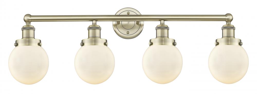 Beacon - 4 Light - 33 inch - Antique Brass - Bath Vanity Light