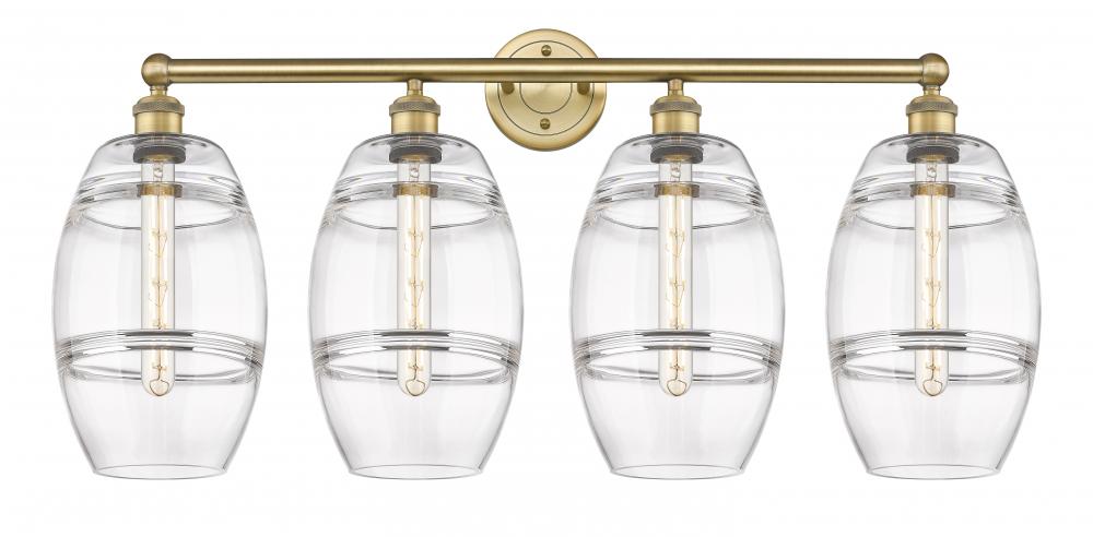 Vaz - 4 Light - 35 inch - Brushed Brass - Bath Vanity Light