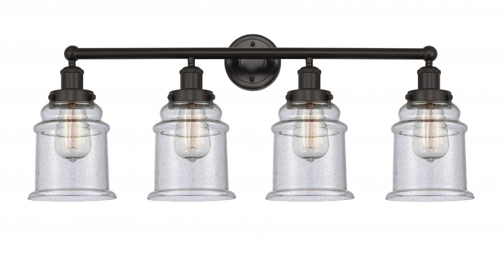 Canton - 4 Light - 33 inch - Oil Rubbed Bronze - Bath Vanity Light