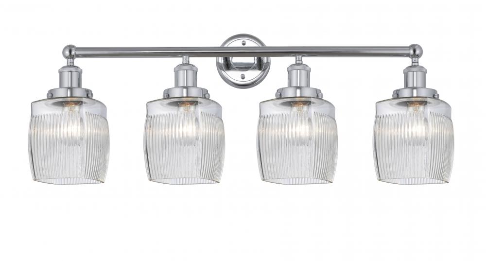 Colton - 4 Light - 33 inch - Polished Chrome - Bath Vanity Light