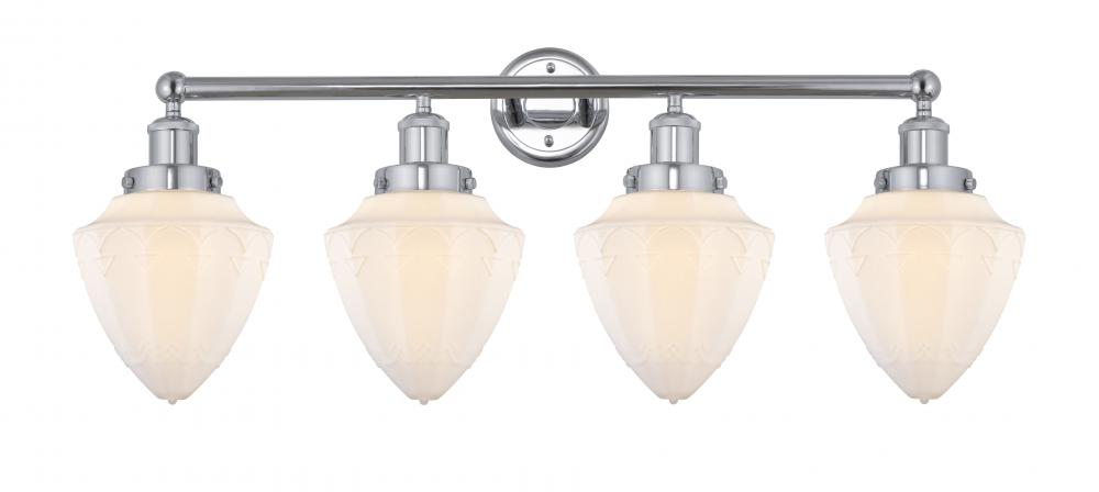 Bullet - 4 Light - 33 inch - Polished Chrome - Bath Vanity Light