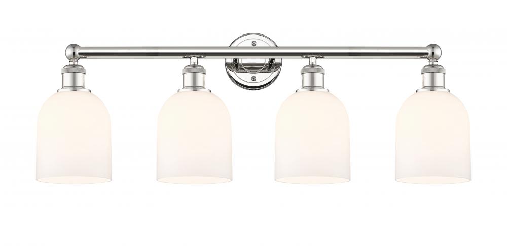 Bella - 4 Light - 33 inch - Polished Nickel - Bath Vanity Light