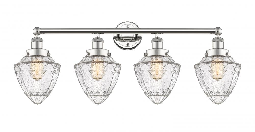 Bullet - 4 Light - 33 inch - Polished Nickel - Bath Vanity Light