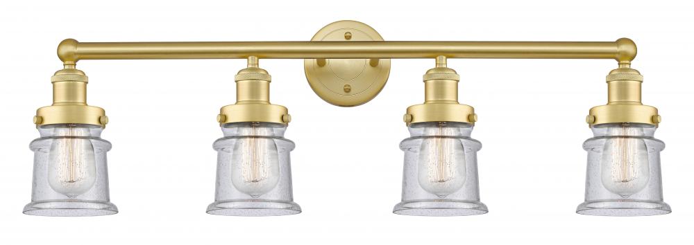 Canton - 4 Light - 32 inch - Satin Gold - Bath Vanity Light