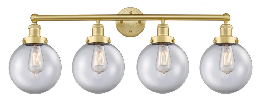 Beacon - 4 Light - 35 inch - Satin Gold - Bath Vanity Light