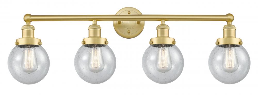 Beacon - 4 Light - 33 inch - Satin Gold - Bath Vanity Light