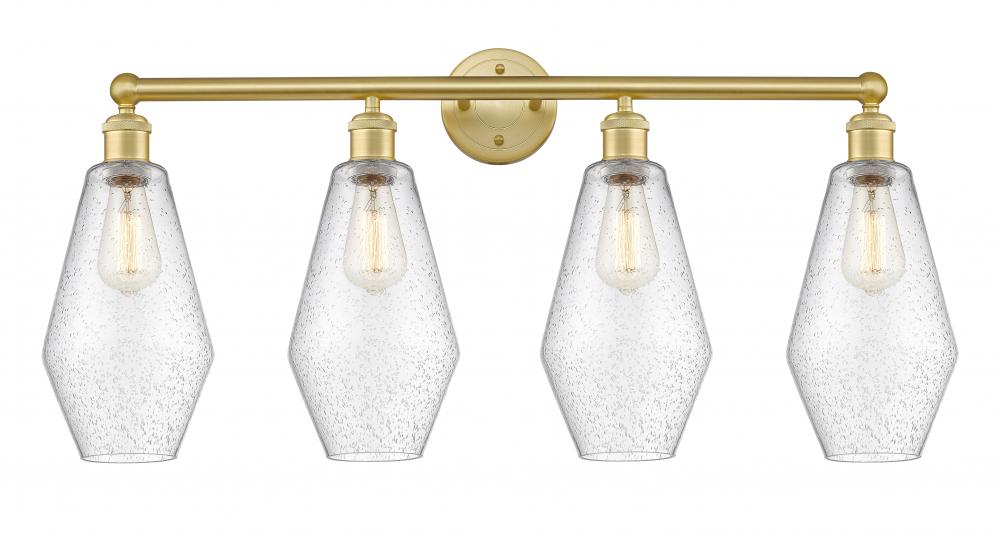 Cindyrella - 4 Light - 34 inch - Satin Gold - Bath Vanity Light