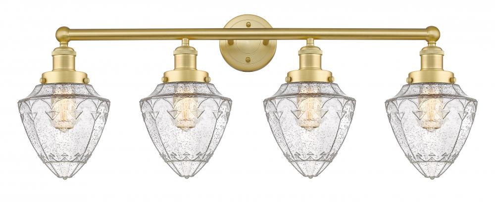 Bullet - 4 Light - 33 inch - Satin Gold - Bath Vanity Light