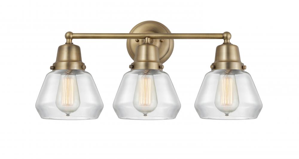 Fulton - 3 Light - 23 inch - Brushed Brass - Bath Vanity Light