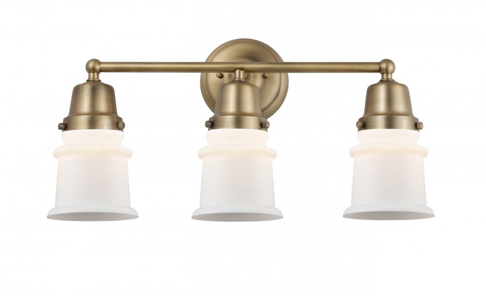 Small Canton 3 Light Bath Vanity Light