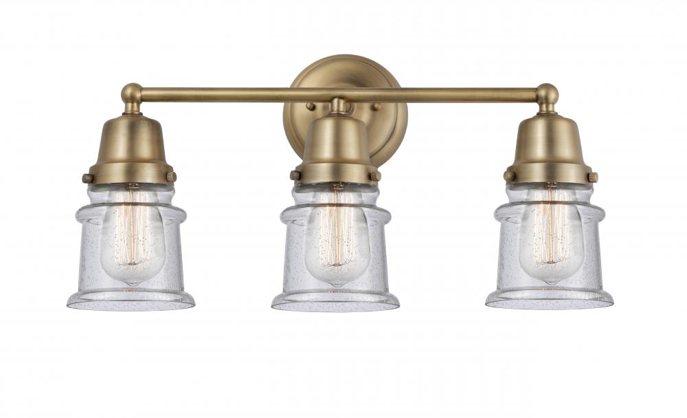 Small Canton 3 Light Bath Vanity Light