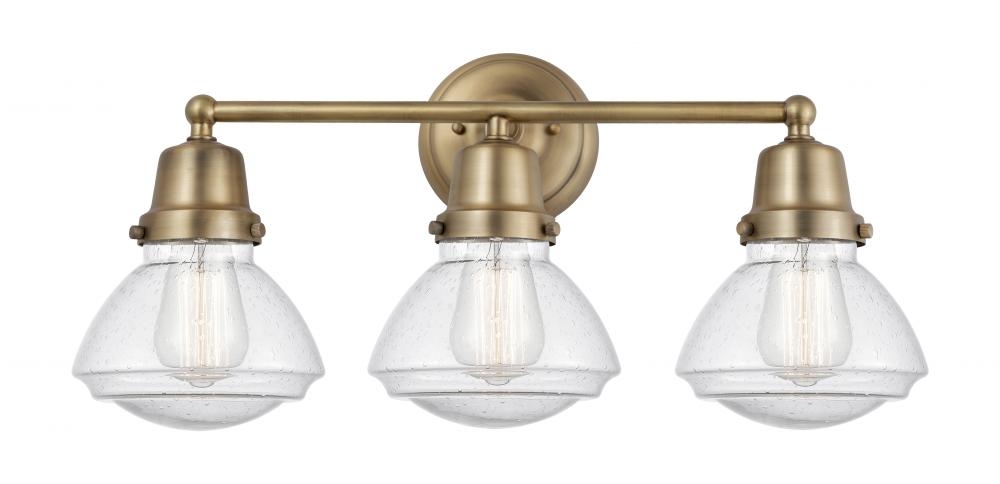 Olean - 3 Light - 23 inch - Brushed Brass - Bath Vanity Light