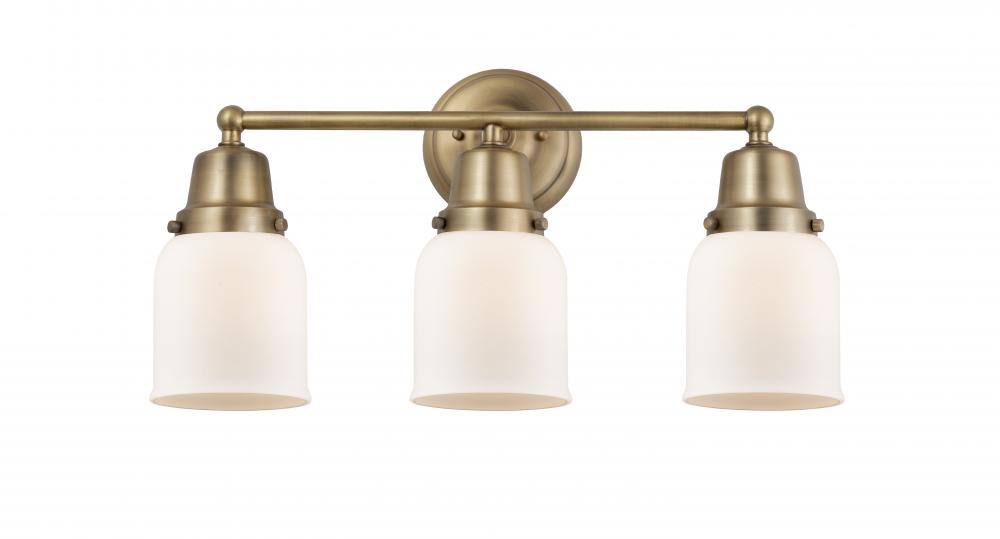 Bell - 3 Light - 21 inch - Brushed Brass - Bath Vanity Light