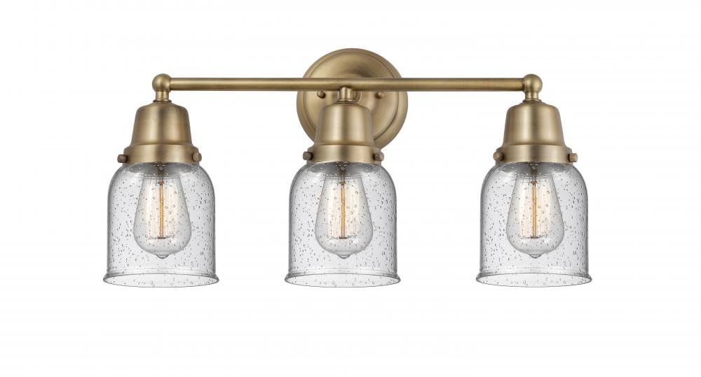 Bell - 3 Light - 21 inch - Brushed Brass - Bath Vanity Light