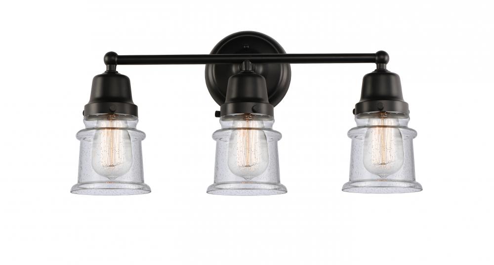 Small Canton 3 Light Bath Vanity Light