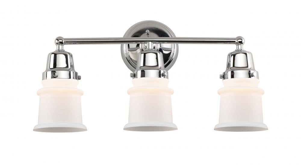 Small Canton 3 Light Bath Vanity Light