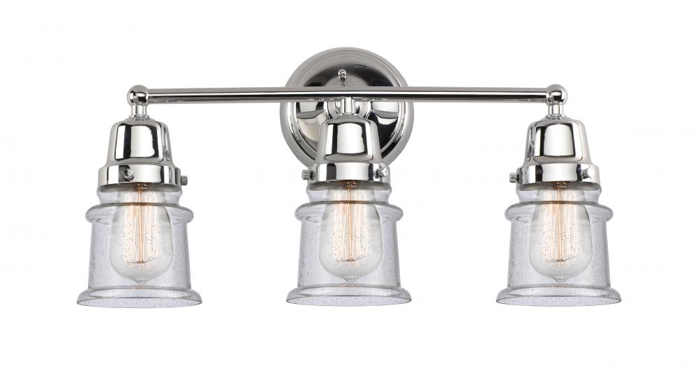 Small Canton 3 Light Bath Vanity Light