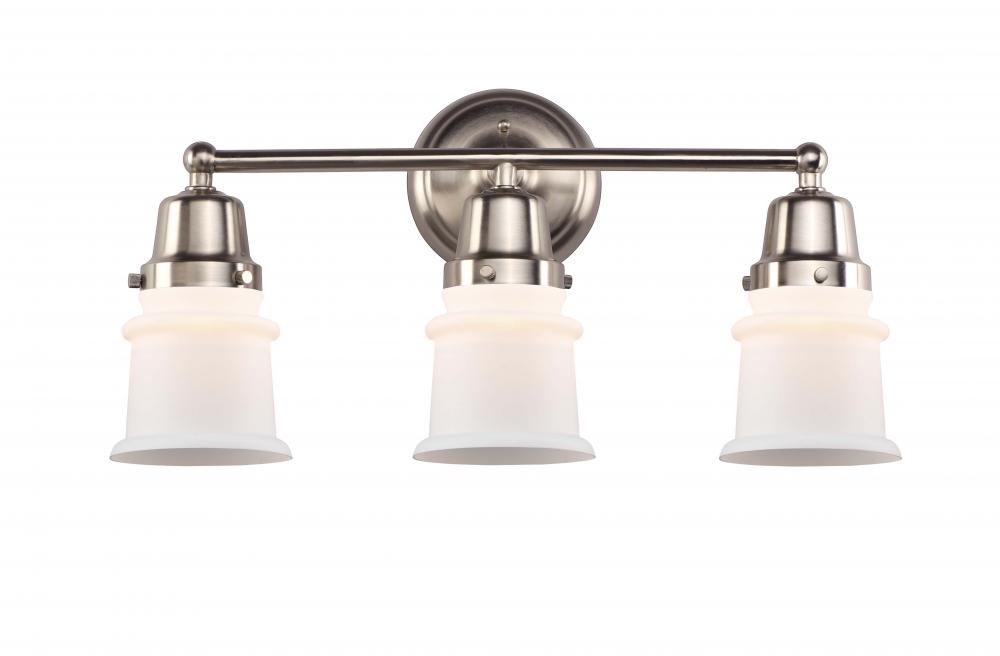 Small Canton 3 Light Bath Vanity Light