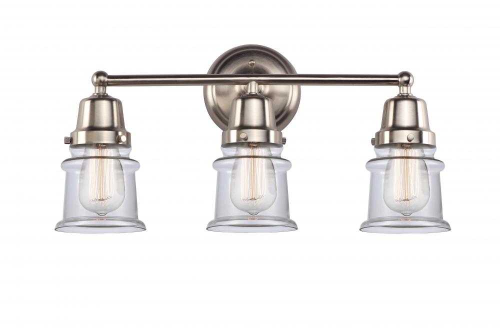 Small Canton 3 Light Bath Vanity Light