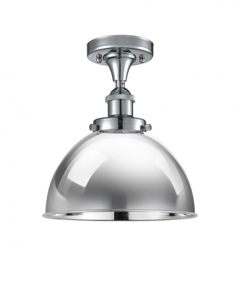 Derby - 1 Light - 10 inch - Polished Chrome - Semi-Flush Mount