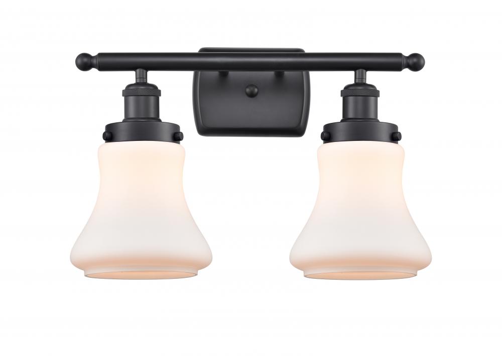 Bellmont - 2 Light - 16 inch - Matte Black - Bath Vanity Light