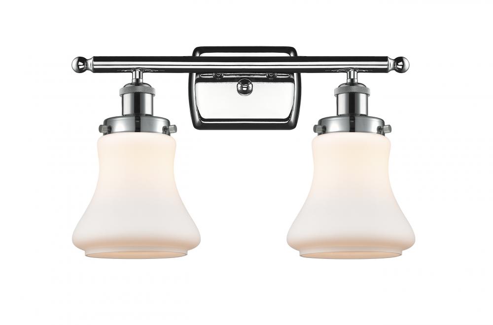 Bellmont - 2 Light - 16 inch - Polished Chrome - Bath Vanity Light