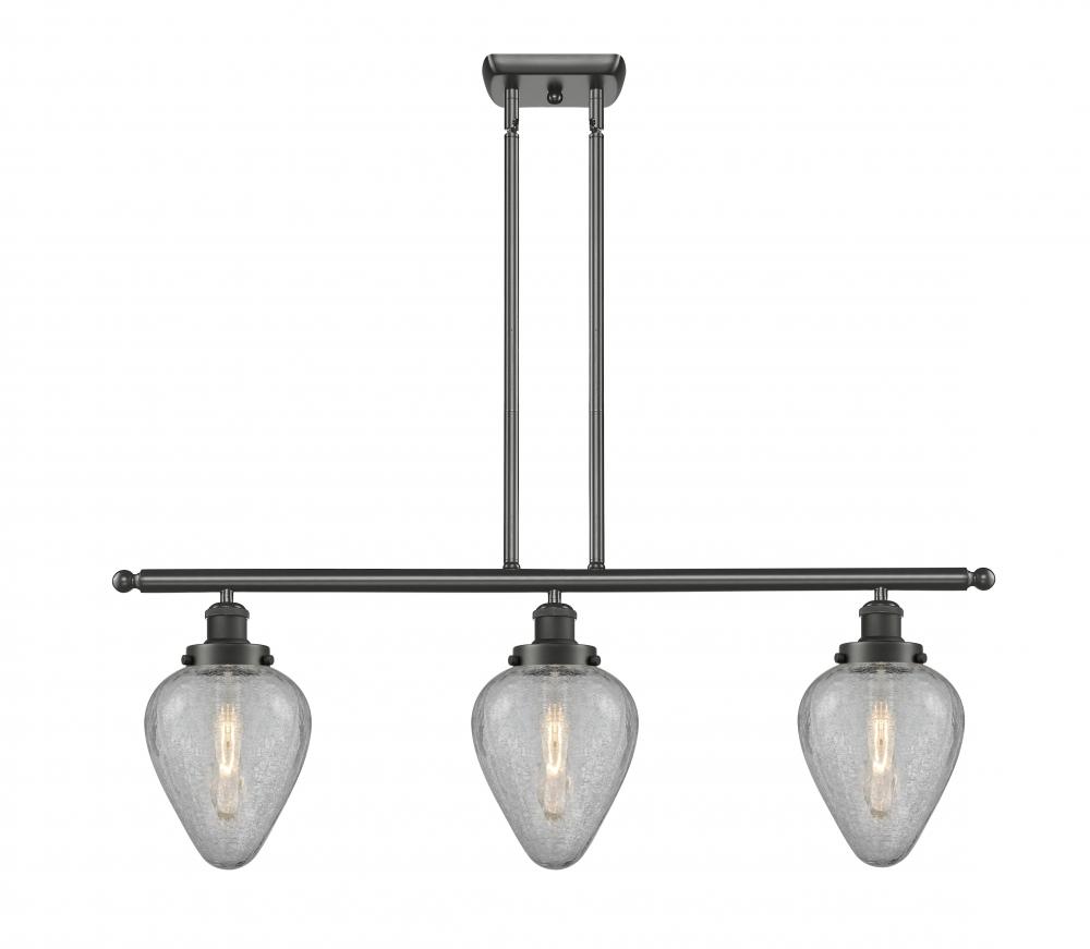 Geneseo - 3 Light - 36 inch - Oil Rubbed Bronze - Stem Hung - Island Light