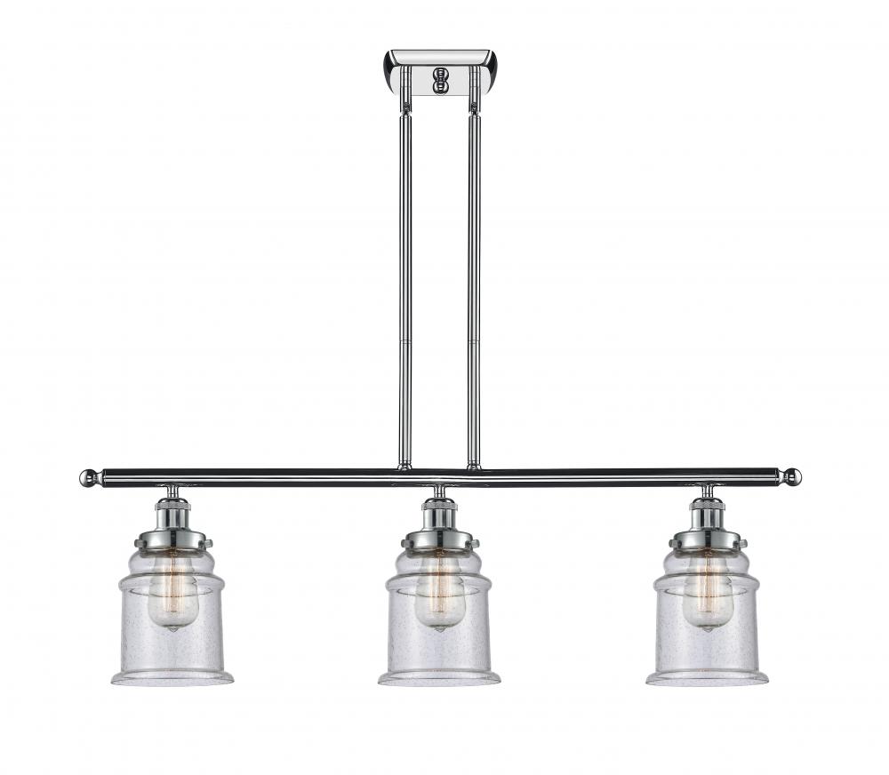 Canton - 3 Light - 36 inch - Polished Chrome - Stem Hung - Island Light