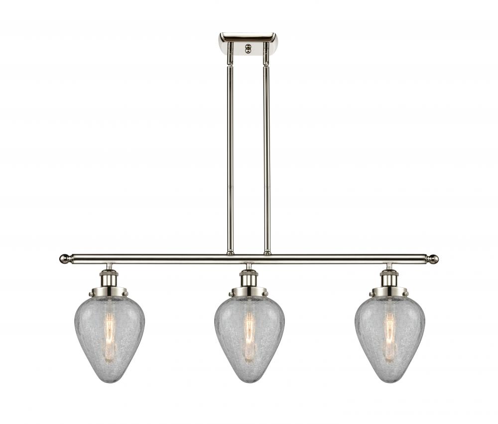 Geneseo - 3 Light - 36 inch - Polished Nickel - Stem Hung - Island Light