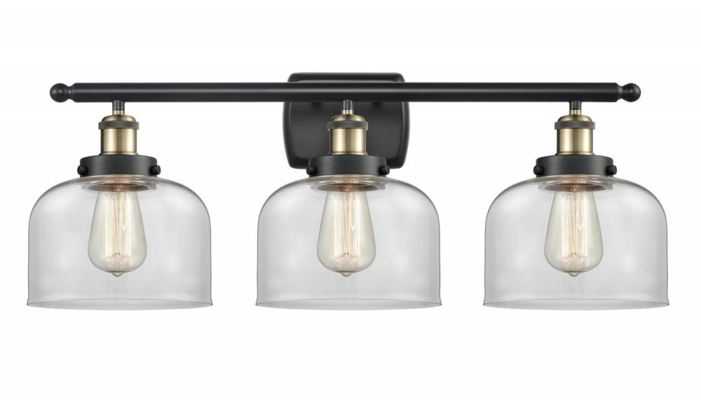 Large Bell 3 Light Bath Vanity Light