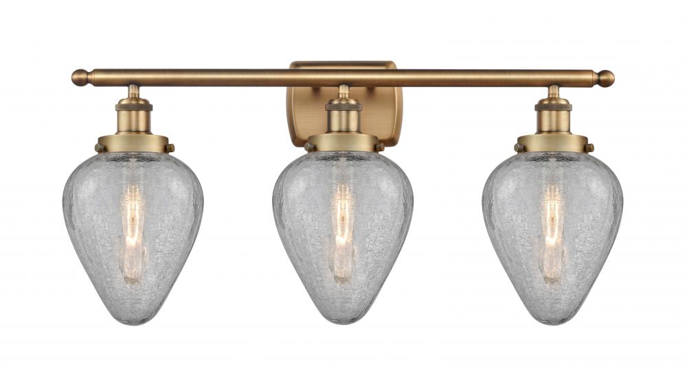 Geneseo - 3 Light - 26 inch - Brushed Brass - Bath Vanity Light