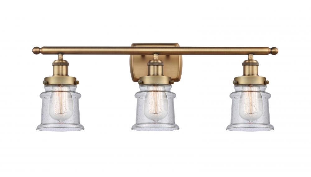 Canton - 3 Light - 26 inch - Brushed Brass - Bath Vanity Light