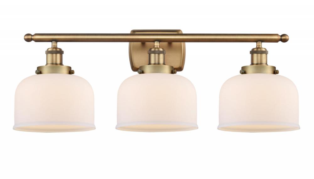 Large Bell 3 Light Bath Vanity Light