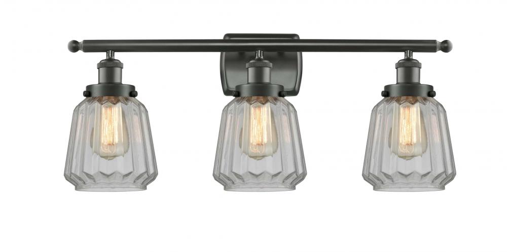 Chatham - 3 Light - 26 inch - Oil Rubbed Bronze - Bath Vanity Light