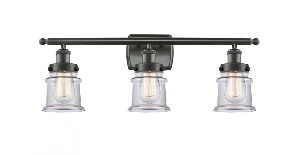 Canton - 3 Light - 26 inch - Oil Rubbed Bronze - Bath Vanity Light