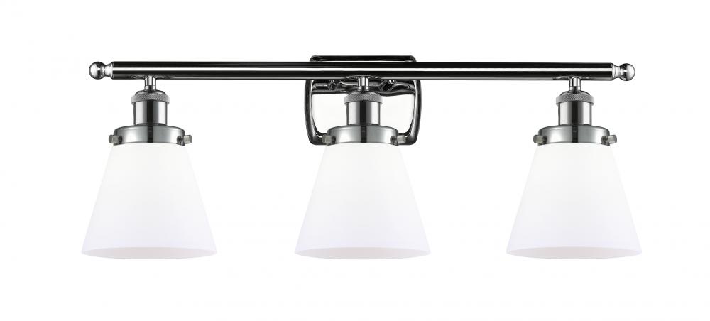 Small Cone 3 Light Bath Vanity Light