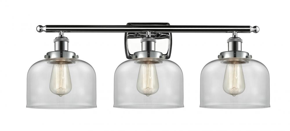 Large Bell 3 Light Bath Vanity Light