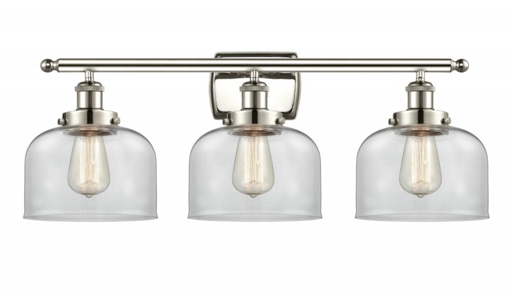 Large Bell 3 Light Bath Vanity Light