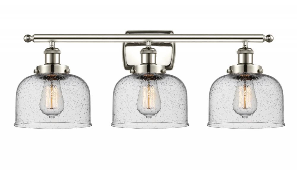 Large Bell 3 Light Bath Vanity Light