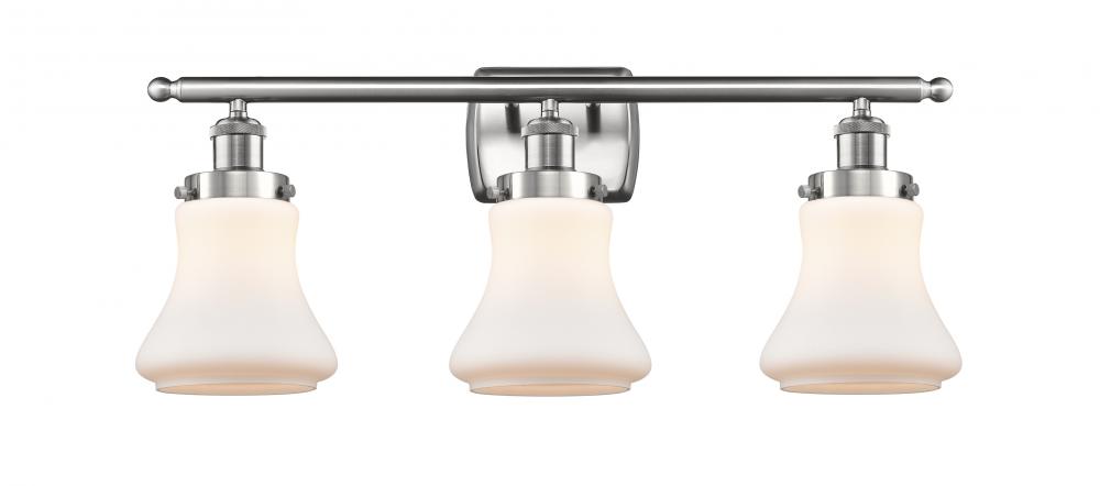 Bellmont - 3 Light - 26 inch - Brushed Satin Nickel - Bath Vanity Light