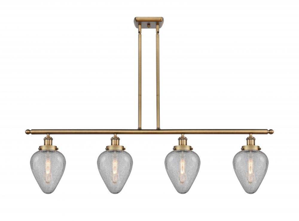 Geneseo - 4 Light - 48 inch - Brushed Brass - Stem Hung - Island Light